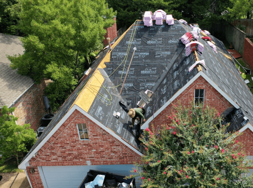 Storm Damage Roof Repair in Dallas